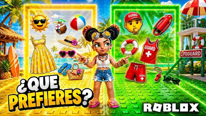 ☀️¿QUÉ PREFIERES?  El 99% FALLA este Obby TORRE de VERANO en ROBLOX | NENEZIZ
