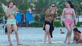 Vietnam Beach Scenes 1000 Vietnamese Women, Beautiful Scenes of Beach Vlog 60