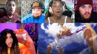One Piece Episode 1072 Reaction Mashup!! Kaido Vs Luffy!! Gear-5th!!