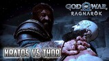 GOD OF WAR: RAGNAROK Kratos vs Thor BOSS FIGHT Scene