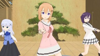 【MMDごちうさ】ココア＆チノ＆リゼでgo my way