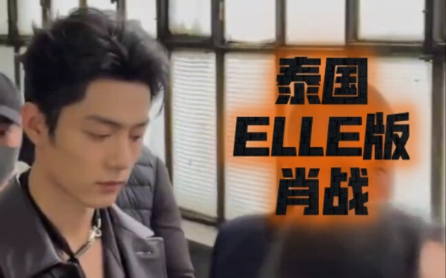 泰国ELLE拍的Gucci秀场的肖战，很会哦！