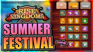 Summer festival sneak peek - the best 7k gems you can spend in Rise of Kingdoms