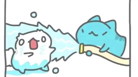 กระต่ายคาปูแมวก็อยากเป็นแมลงแมวเหมือนกัน
