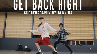 KINJAZ｜"Get Back Right" Choreography by Jawn Ha perform by Amber Liu & Amy｜舞蹈室版