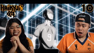 KARASUNO'S FIRST MATCH AT NATIONALS | HAIKYUU!! SEASON 4 EPISODE 10 REACTION