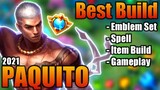 Paquito Best Build 2021 | Top 1 Global Paquito Build | Paquito - Mobile Legends