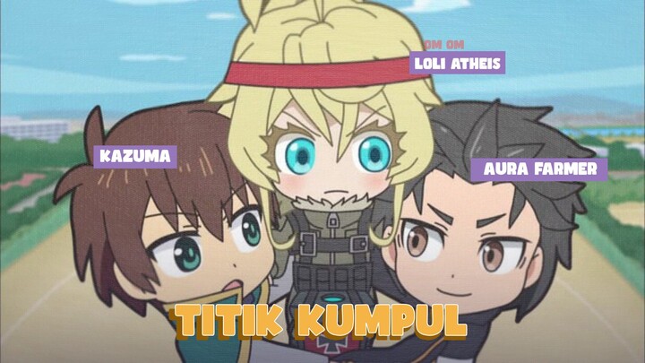 titik kumpul anime Isekai 😹 (review anime Isekai quartet)