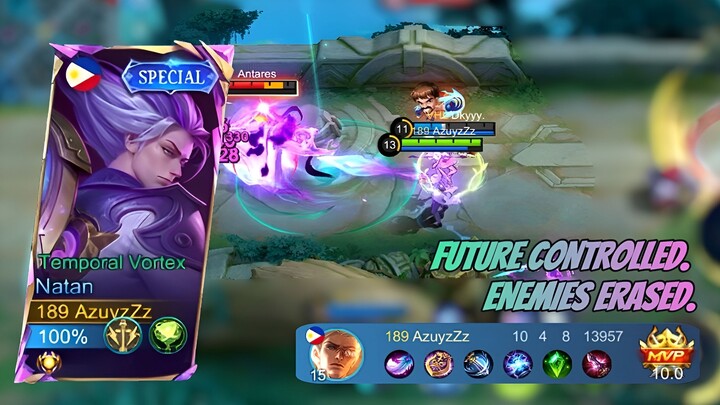 💥NATAN TEMPORAL VORTEX MODE AKTIF!! 10/4/8 MVP PERFECT – ENEMIES ERASED FROM EXISTENCE⚔️