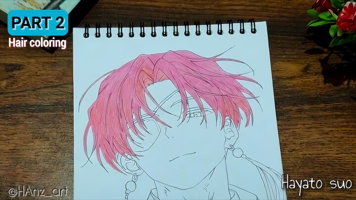 [ PART 2 ]— Shading rambut Hayato Suo✨