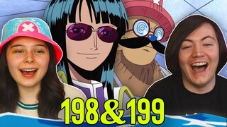 CHOPPER AND ROBIN GO UNDERCOVER👒 One Piece Ep 198 & 199 REACTION & REVIEW