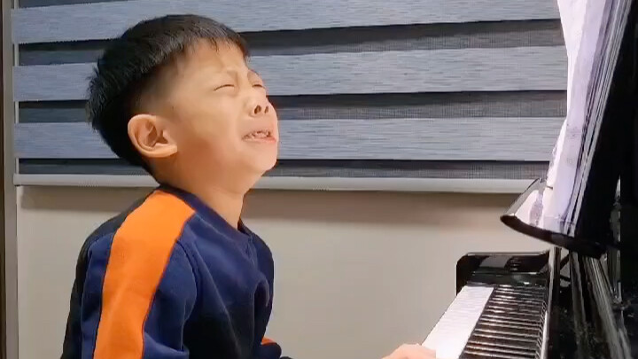 A humble piano‑practicing soul: a practice routine that gradually turns to fury. Saying they’ll quit