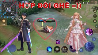 LIÊN QUÂN : Sự Kết Hợp Của Cặp Đôi Bá Đạo Nhất Allain Kirito Vs Butterfly Asuna