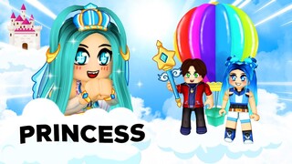 Saving the Sky PRINCESS in Roblox Story!