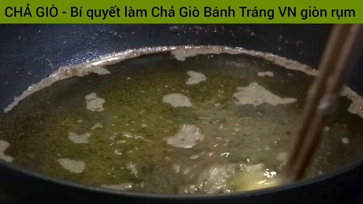 bí quyết làm chả giò