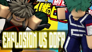 [New Code] Explosion Revamped Vs Deku One For All | Boku No Roblox | Noclypso