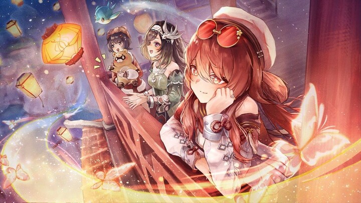 [Genshin Impact] Springtime Charm - Lan Yan + Xiangling Outfit