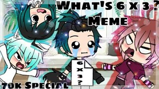 'Jackson doesn't know what 6 x 3 is || Gacha Life Meme