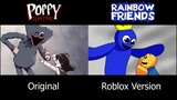 Rainbow Friends x Poppy Playtime Animation Comparison