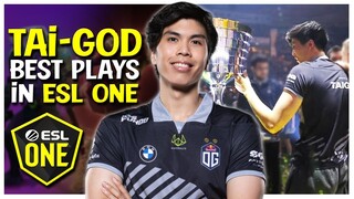 OG.Taiga Support MVP of ESL One Stockholm 2022 - BEST PLAYS!