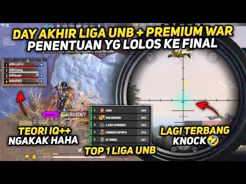 TOUR LIGA UNB AURA IGNIS POSISI 1!! IQ++ AUTO KELUAR MUSUH KENA PELONTAR SENDIRI🤣