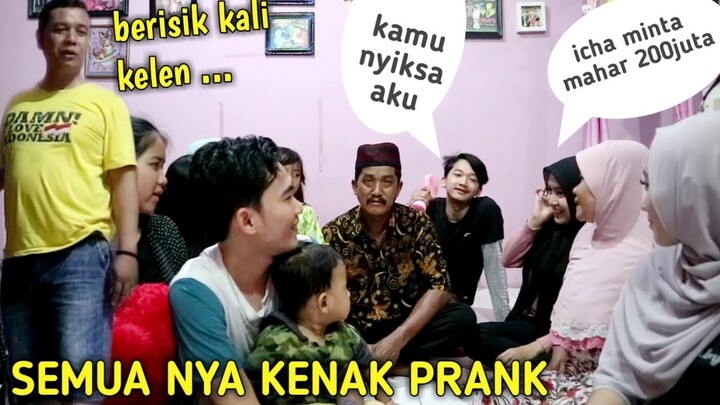 AHMED KIDDING NGE PRANk SATU KELUARGA SAMBIL TANYA MAHAR ICHA UNTUK AA AWANG