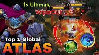 1 X ULTIMATE WIPEOUT!! GAMEPLAY ATLAS | BUILD TOP 1 GLOBAL ATLAS