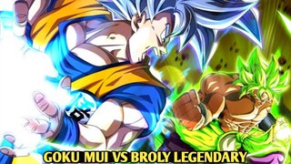 Pertarungan sengit Goku ultra instinc vs Broly super saiyan legendaris - Full story Broly