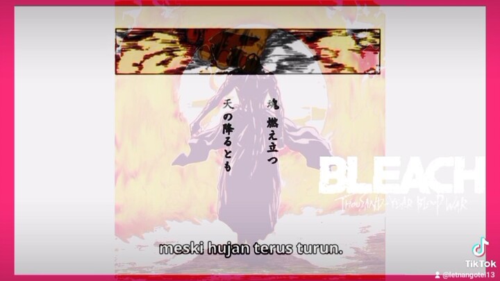 Scene Puisi Yamamoto Shigekuni//Ending, Bleach Thousand Year Blood War//Episode 5 - Kemarahan