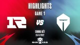 RNG vs TES | Highlights - Game 1 | Chung Kết LPL Mùa Xuân 2022