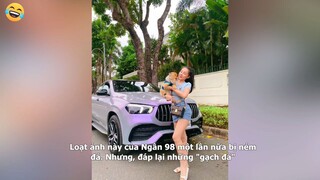 Ngân 98 nhảy sung sức văng hết bòng bưởi ra ngoài #showbiz