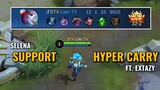 SUPPORT SELENA HITS DIFFERENT | Lian TV | Mobile Legends