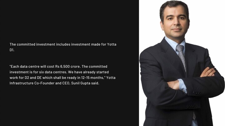 Yotta Infra to invest  in UP's in  data centre business - Darshan Hiranandani