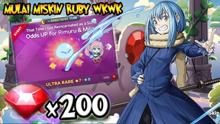 GACHA 200 RUBY!! 🔥🔥 LINE RANGERS: TENSURA TIE-UP EVENT!! (INDONESIA)