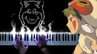 【เปียโนเทคนิคพิเศษ】เพลงประกอบละคร Princess Mononoke ในชื่อเดียวกัน "Princess Mononoke"—PianoDeuss