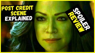 She Hulk Attorney at Law Episode 1 Spoiler Review Post Credit Scene Explained Disney+ Series 2022