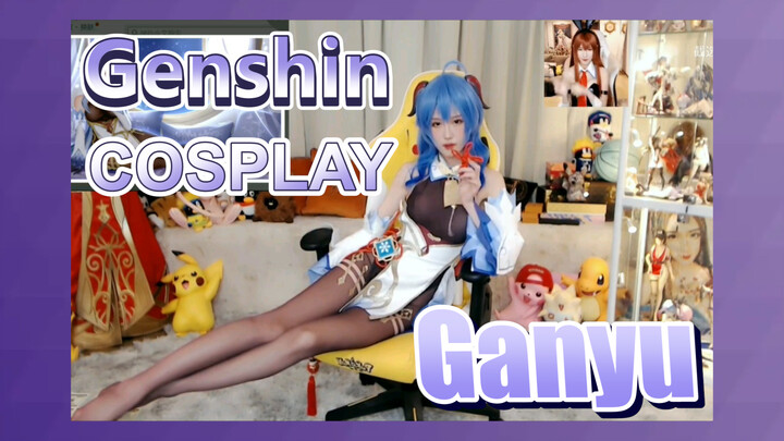 [Genshin, COSPLAY] Pertunjukan memeragakan Ganyu seksi