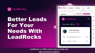 LeadRocks Review: 100M+ B2B Leads with Emails, Phones, and LinkedIn in One Platform