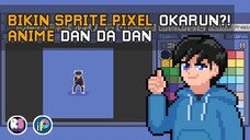 Bikin Sprite Pixelnya Okarun?! | Anime Dan Da Dan