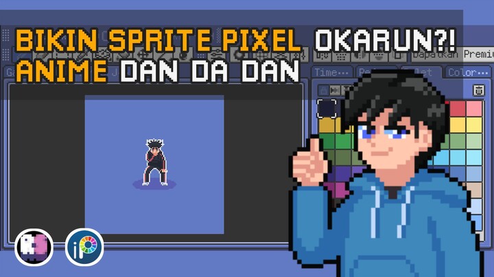 Bikin Sprite Pixelnya Okarun?! | Anime Dan Da Dan