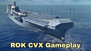 Modern Warships: ROK CVX aircraftcarrier Strategy Gameplay.