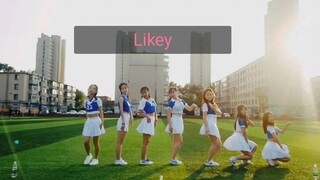 【TWICE】-Likey甜美七人版翻跳下cover 英语系的女人绝不认输 小姐姐等你pick