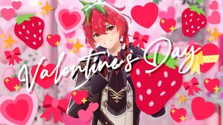 【MMD Genshin Impact】 热爱105°C的你 【🍓 Diluc】 Valentine's Day 2022