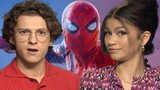 Tom Holland & Zendaya Hint 'No Way Home' May Be MJ's Last Spider-Man Movie | PopBuzz Meets