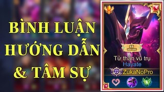LIÊN QUÂN | ZUKANOPRO BÌNH LUẬN HƯỚNG DẪN CHƠI HAYATE & TÂM SỰ VỀ DỰ ĐỊNH SẮP TỚI