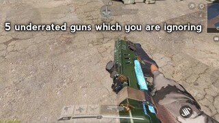 5 underrated guns which everyone is ignoring in CODM