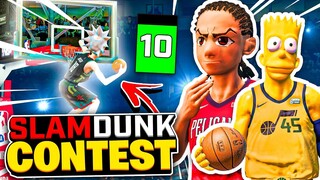 CARTOON Slam Dunk TOURNAMENT In NBA 2K20! Family Guy, Rick and Morty, Simpsons & MORE!