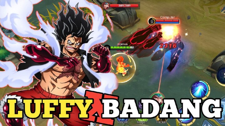 LUFFY GEAR 4 X BADANG - MOBILE LEGEND BANG BANG
