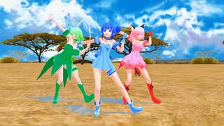 【mmd 東京ミュウミュウ】ミュウイチゴ＆ミュウミント＆ミュウレタスでプラチナ