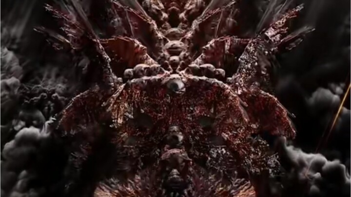 Old Testament angel, but in a darkened form (